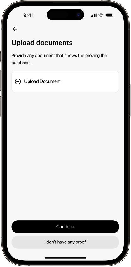 Evidence Flow Instead of One Heavy Screen